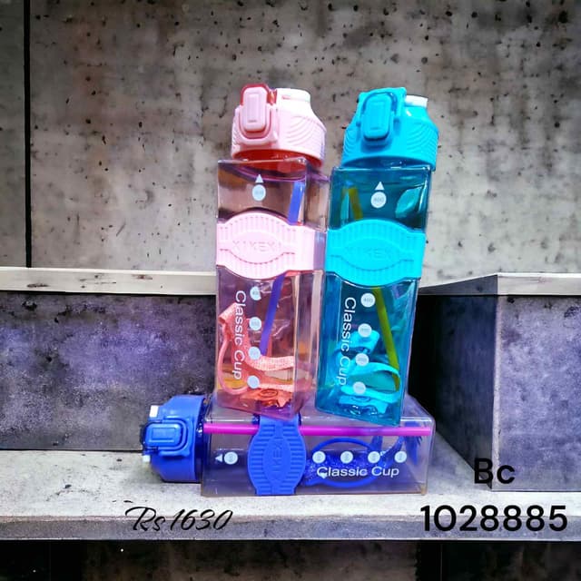 WATER BOTTLE PLASTIC CLASSIC 800ML NO 2312