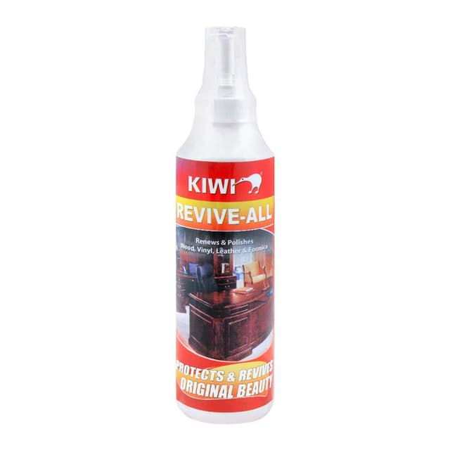 KIVI REVIWE ALL RENEWS POLISHES WOOD VINYL LEATHER & FORMICA SPRAY