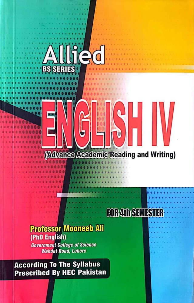 ALLIED BS SERIES ENGLISH FOR 4TH SEMESTER