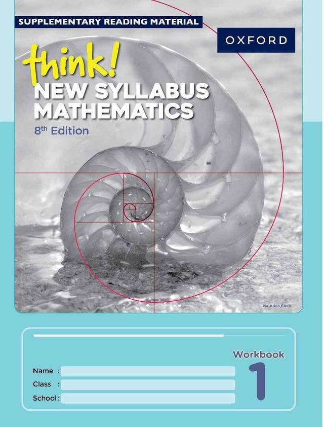 OXFORD THINK! NEW SYLLABUS MATHEMATICS WORK BOOK 1 (8TH EDITION)