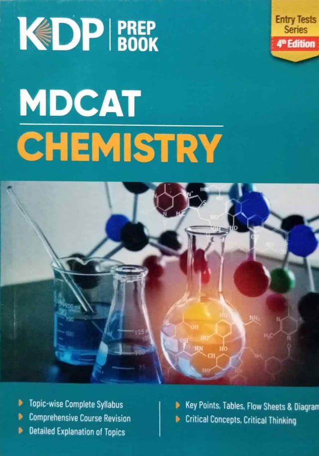 KIPS ENTRY TEST SERIES PREP BOOK CHEMISTRY ETEA + MDCAT 3RD EDITION