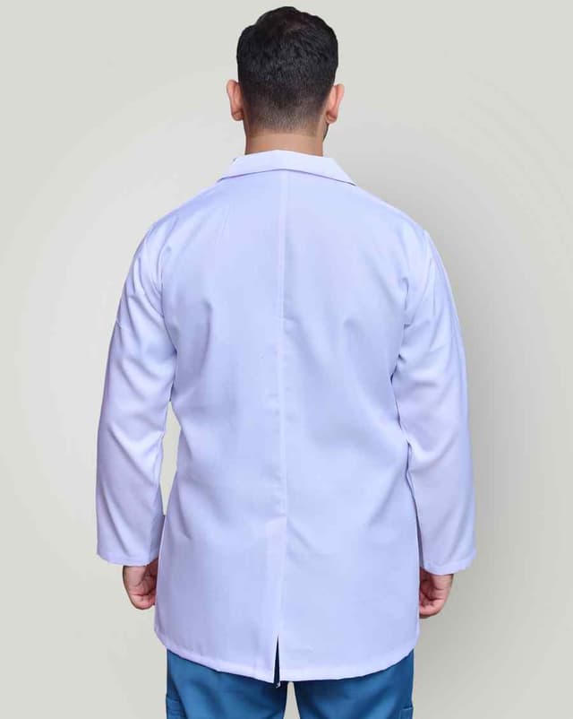 MEDFIT LABCOAT MEN OVERALL COTTON SMALL NO T3561
