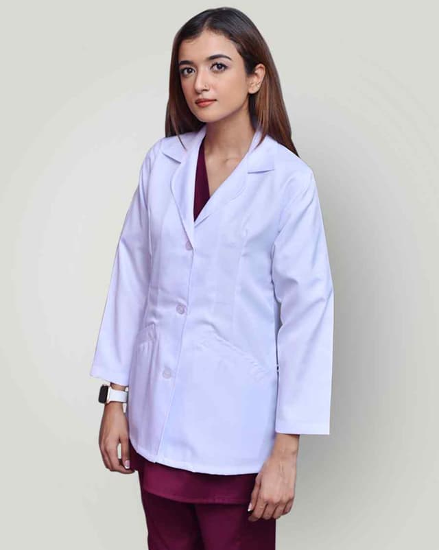 MEDFIT LABCOAT WOMEN OVERALL WRINKLE FREE LARGE NO F5054