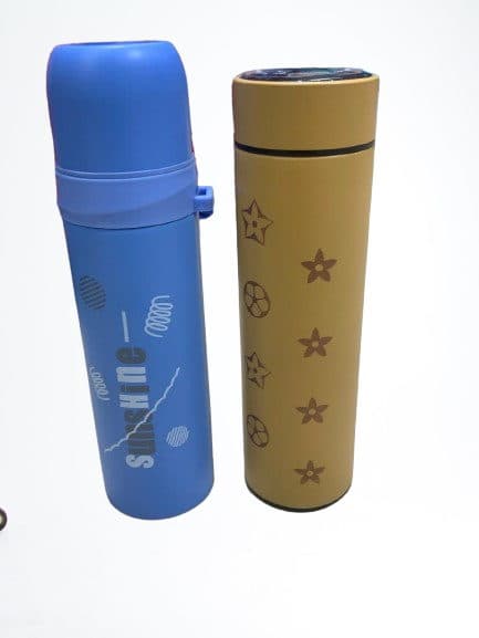 WATER BOTTLE SZM STAINLESS STEEL 500ML HOT & COLD NO 8233