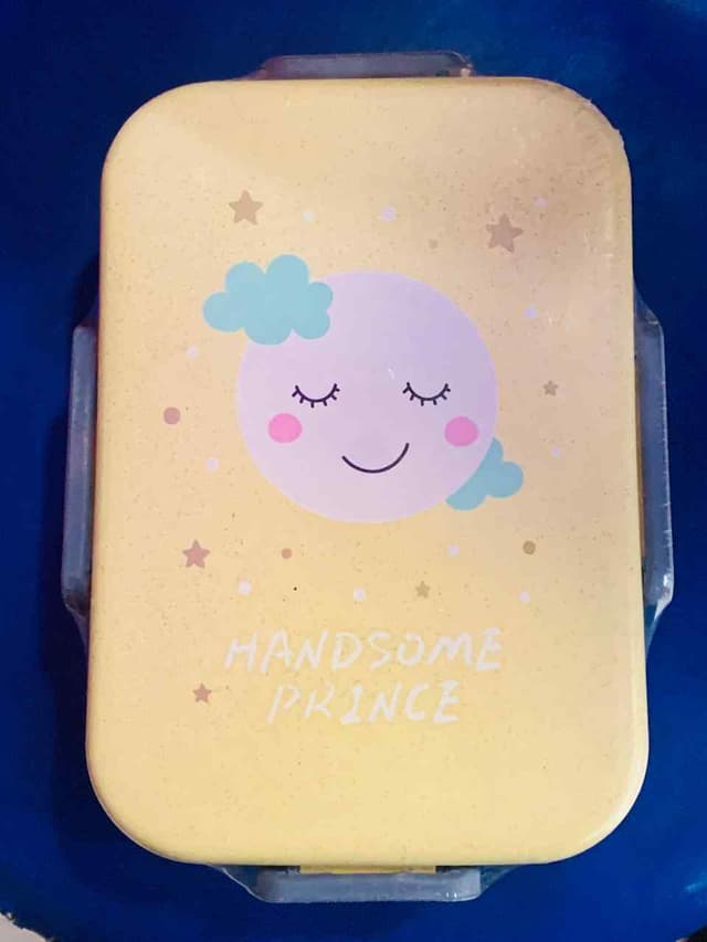 LUNCH BOX HARD PLASTIC HANDSOME PRINCE NO 6298