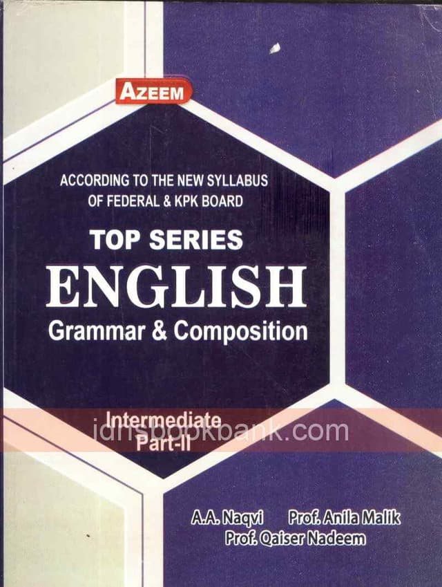 AZEEM TOP SERIES ENG GRAMMAR & COM 12 FB