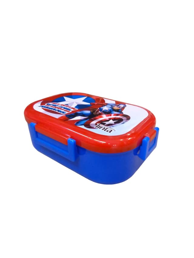 LUNCH BOX HARD PLASTIC MIX CARTOON CHARACTER NO 5151