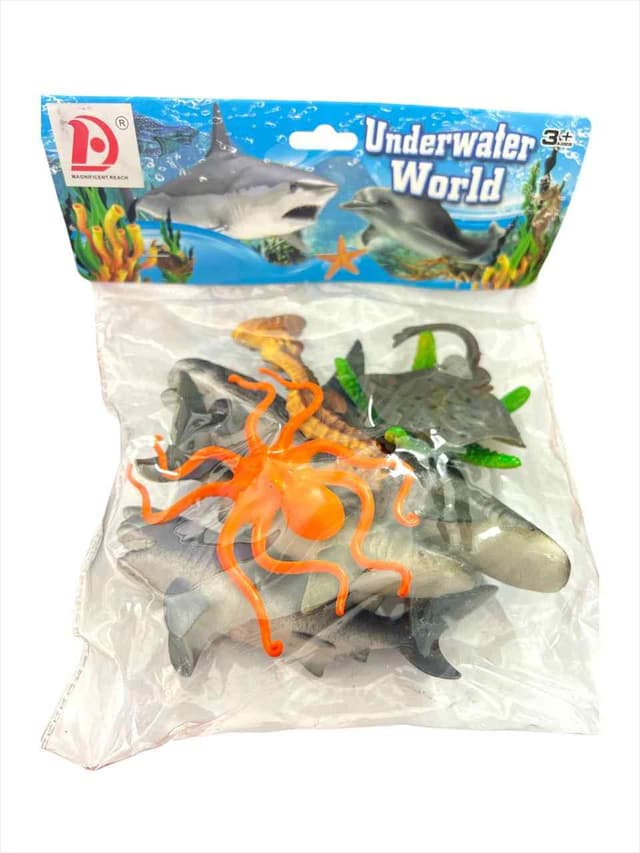 UNDERWATER WORLD ANIMALS SET