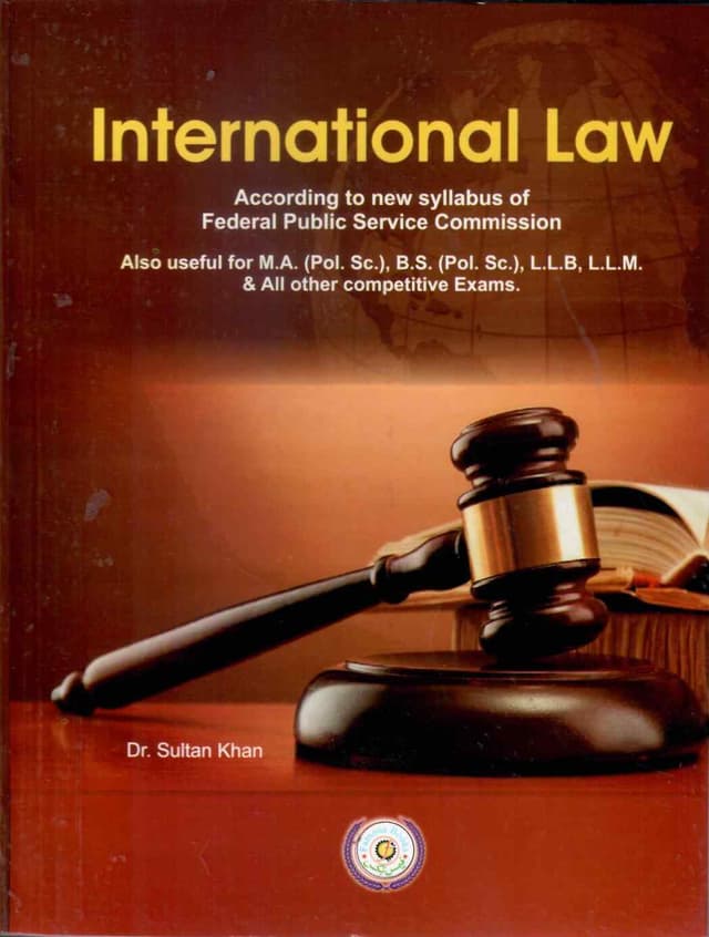INTERNATIONAL LAW MA BS LLB LLM