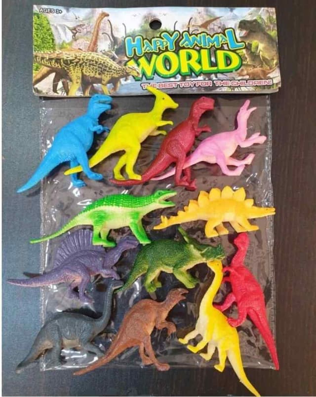 ANIMAL ZOO SET DINOSAURS 7 PCS PACK NO D200