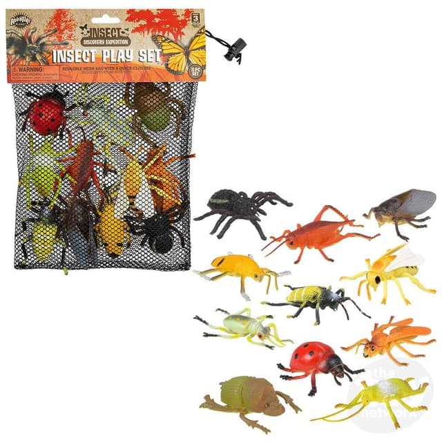 ANIMAL WATER SEA SET INSECTS 7 PCS PACK NO SGS 3305 59