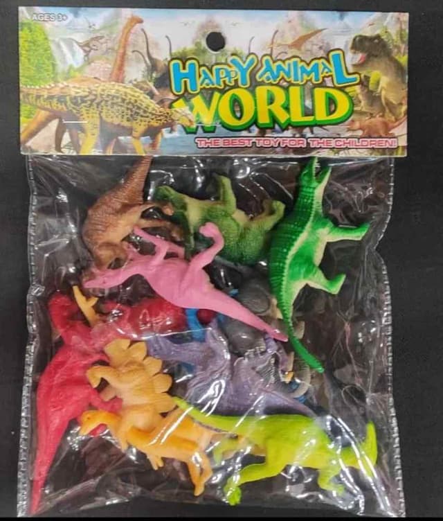 ANIMAL ZOO ZET DINOSAURS 4 PCS PACK NO D235