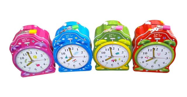 COIN BOX CLOCK PRINTED DESIGN NO FS060