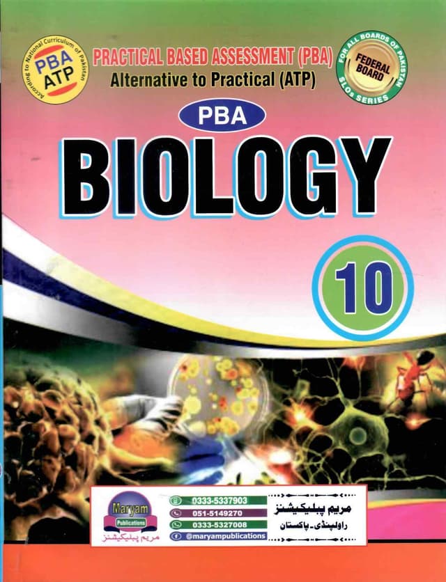 MARYAM ALTERNATIVE TO PRACTICAL ATP BIOLOGY CLASS 10FB