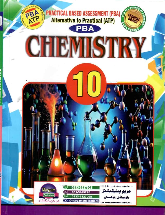 MARYAM ALTERNATIVE TO PRACTICAL ATP CHEMISTRY CLASS 10FB