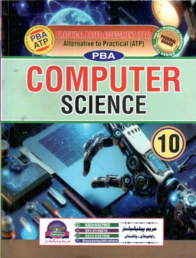 MARYAM ALTERNATIVE TO PRACTICAL ATP COMPUTER SCIENCE CLASS 10FB