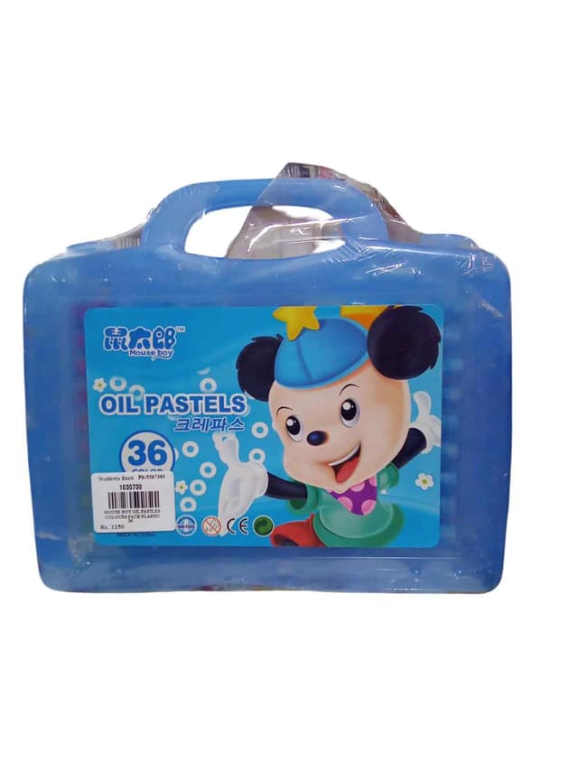 MOUSE BOY OIL PASTLES 36 COLOURS PACK PLASTIC