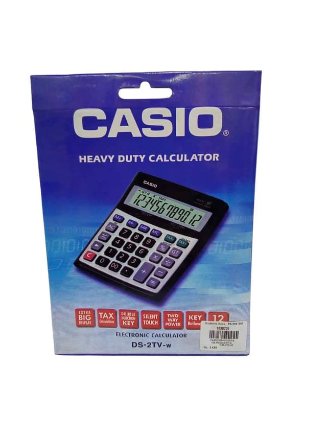 CASIO HEAVY DUTY CALCULATOR NO DS 2TV W