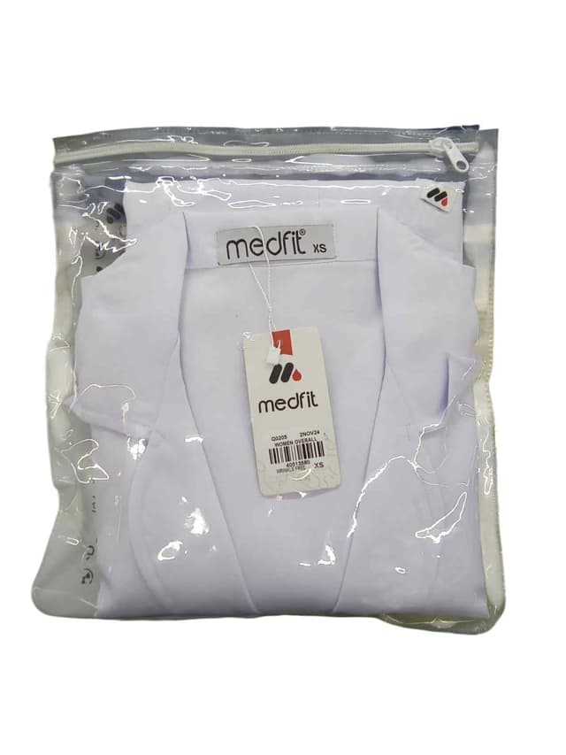 MEDFIT LABCOAT WOMEN OVERALL WRINKLE FREE XS NO Q0205