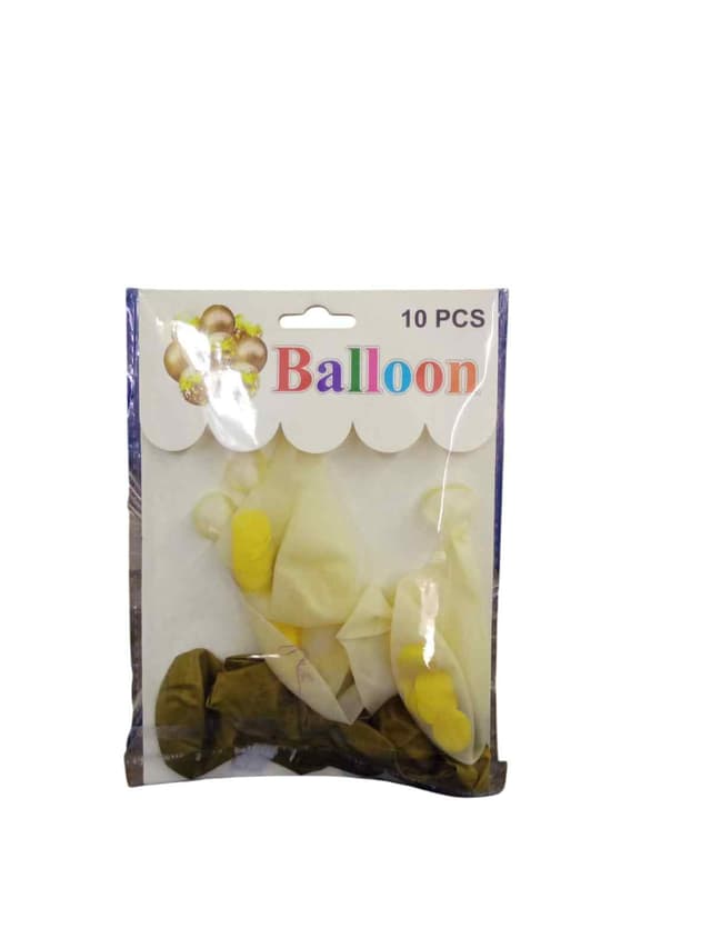 PARTY BALLOON 10 PCS PACK AIR OR HELIUM