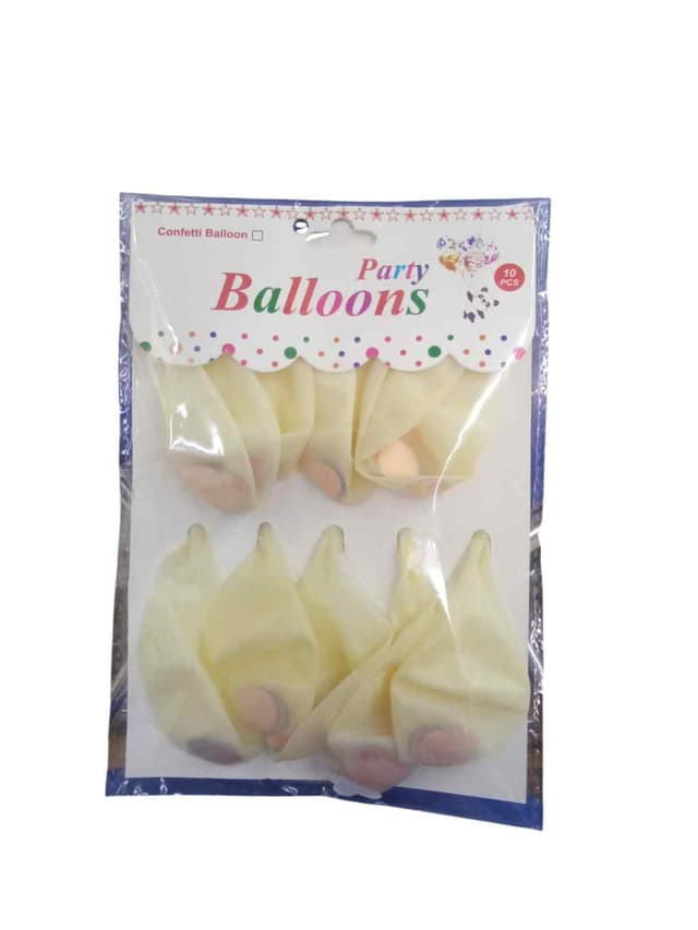 PARTY BALLOON 10 PCS PACK CONFETTI NO 338