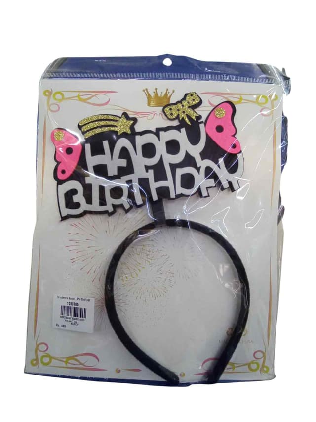 BIRTHDAY HAIR BAND FANCY NO AAC 114