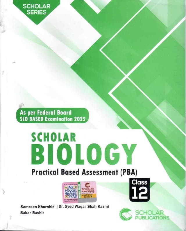 SCHOLAR SERIES ATP BIOLOGY CLASS 12 FB