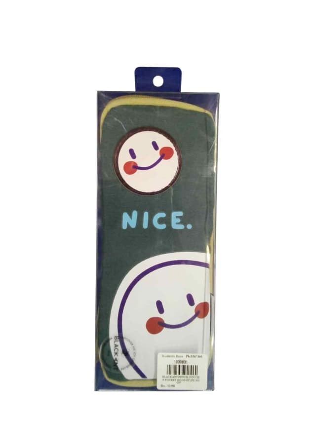 BLACK ANT PENCIL POUCH ONE POCKET GOOD STUFF NO 2149