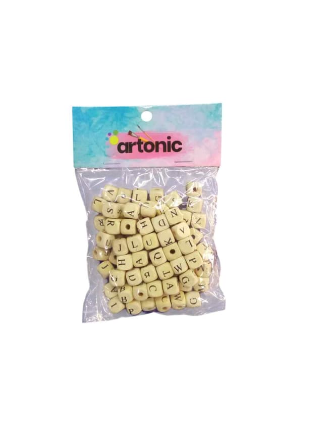 ARTONIC AAC BEADS WOODEN ALPHABETS NO 1005
