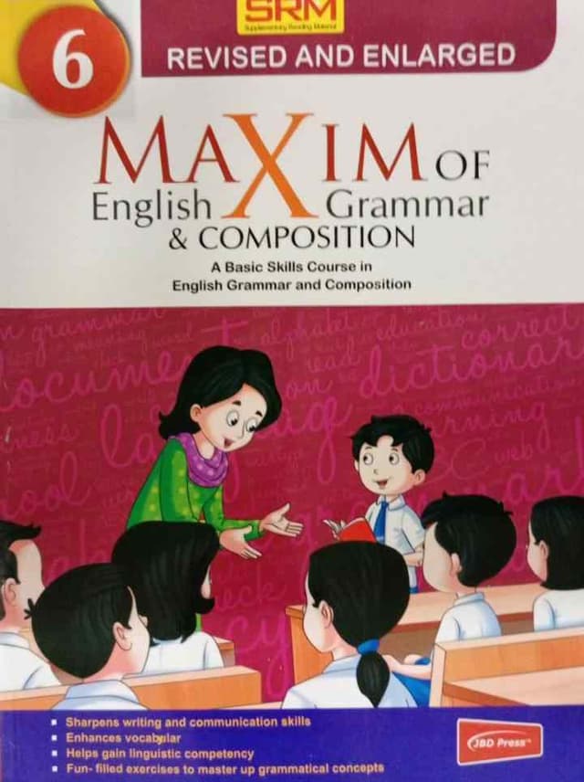 JBD MAXIM OF ENGLISH GRAMMAR & COMPOSITION BOOK 6