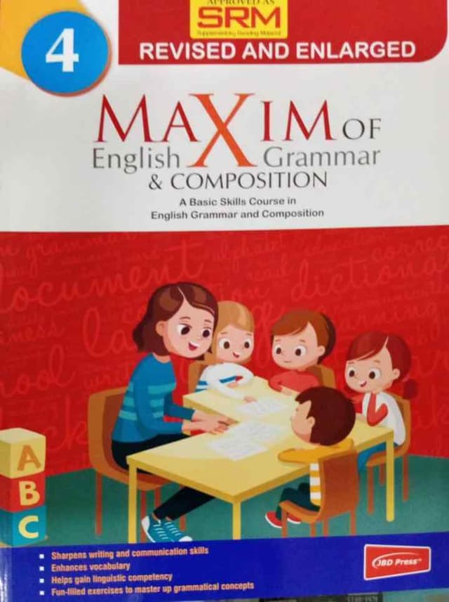 JBD MAXIM OF ENGLISH GRAMMAR & COMPOSITION BOOK 4