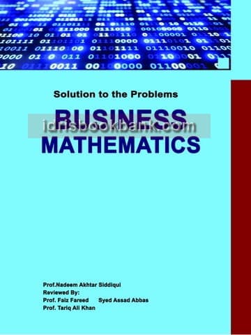 AZEEM KEY TO BUSINESS MATH ICOM P1