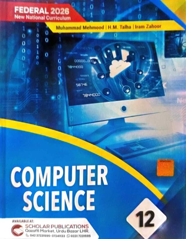 SCHOLAR SERIES COMPUTER SCIENCE CLASS 12 FB
