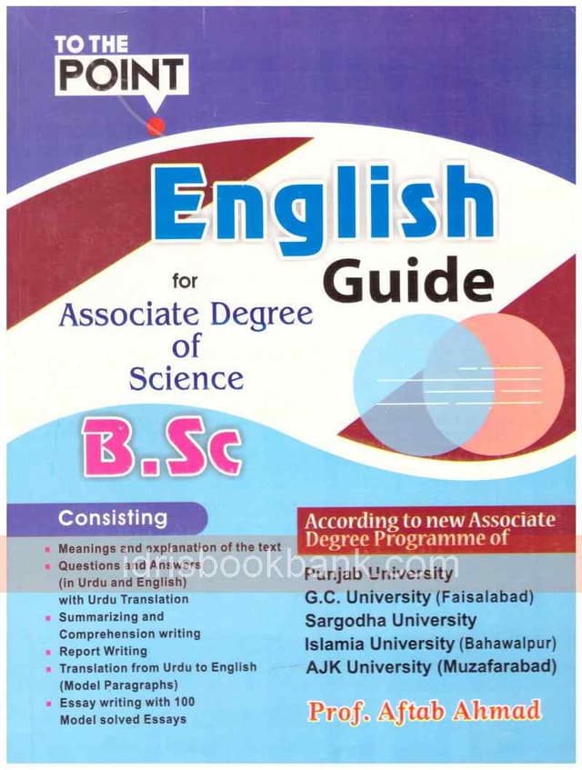 TO THE POINT ENGLISH GUIDE FOR BSC