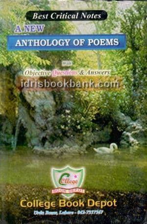 A NEW ANTHOLOGY OF POEMS BA