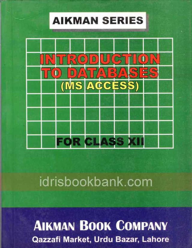 AIKMAN INTRODUCTION TO DATA BASE 12