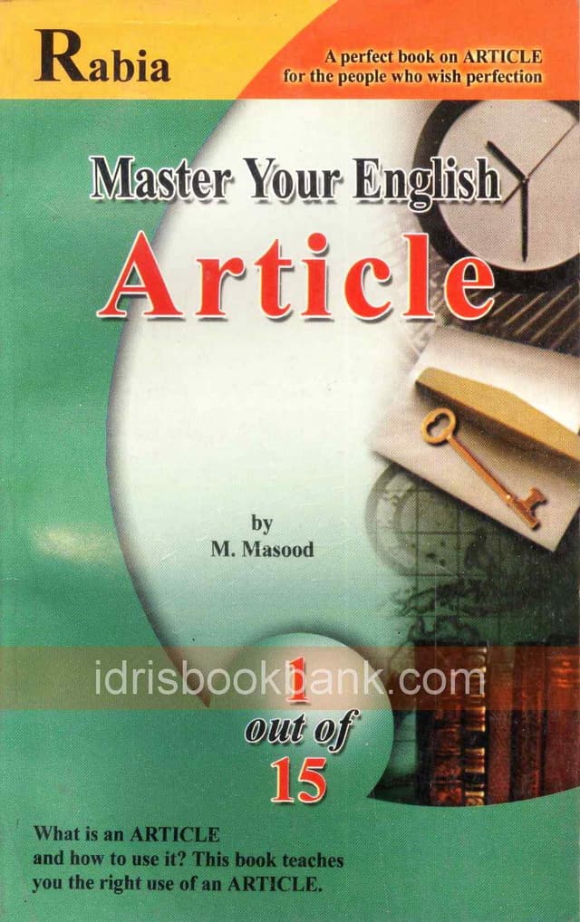 MASTER YOUR ENGLISH ARTICLE