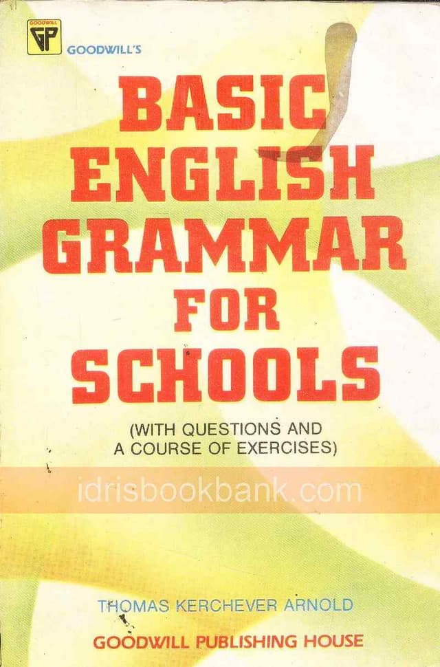 BASIC ENGLISH GRAMMAR FOR SCHOOL