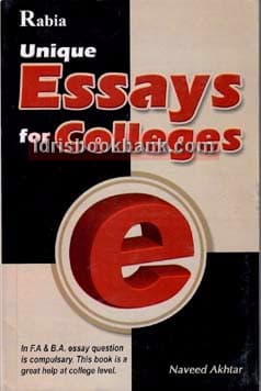 RABIA UNIQUE ESSAYS FOR COLLEGES