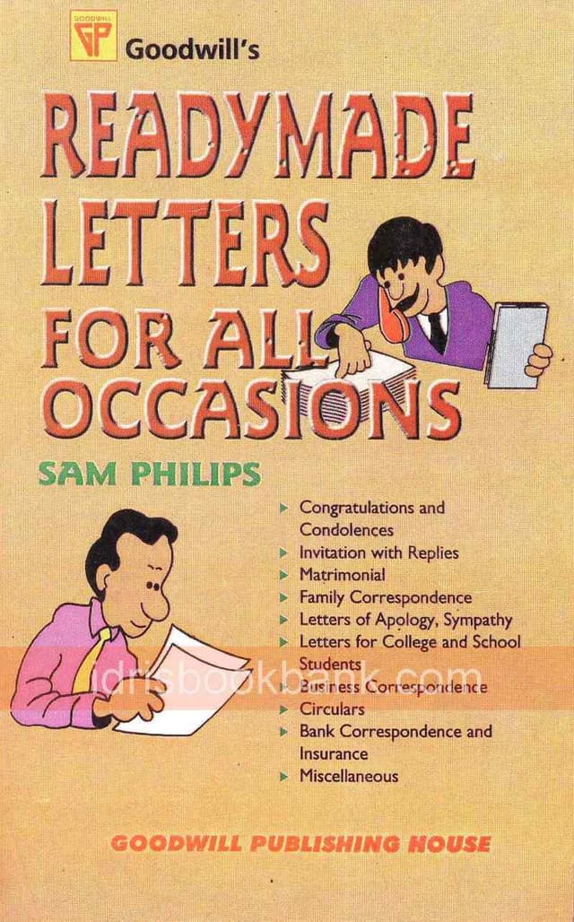 GP READYMADE LETTERS FOR ALL OCASSIONS