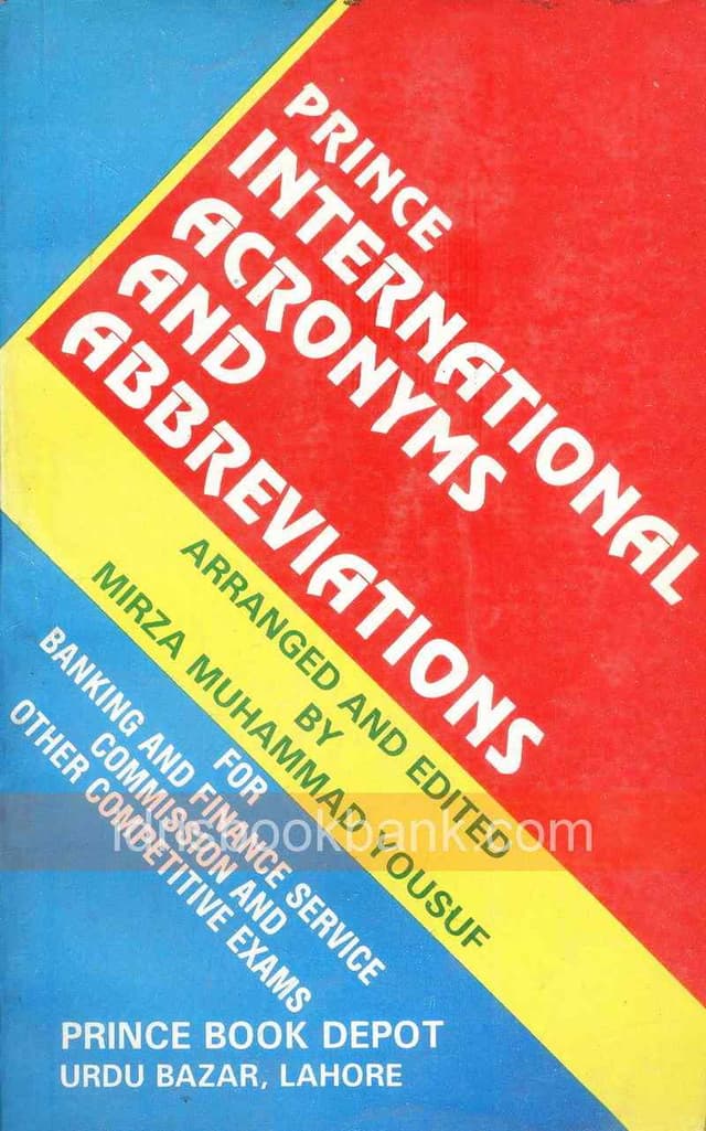 PRINCE INTERNATIONAL ACRONYMS ABBREVIATIONS