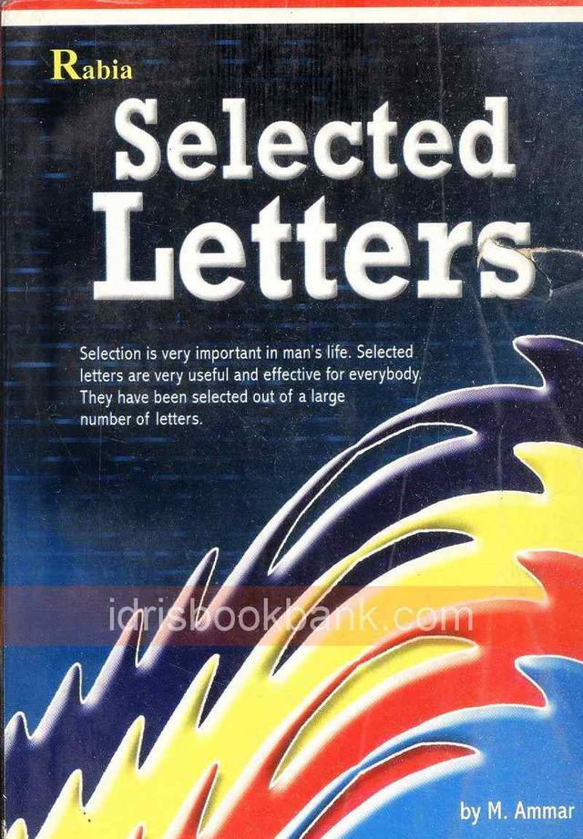 RABIA SELECED LETTERS