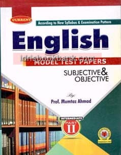 CURRENT ENGLISH MODEL TEST PAPER 12