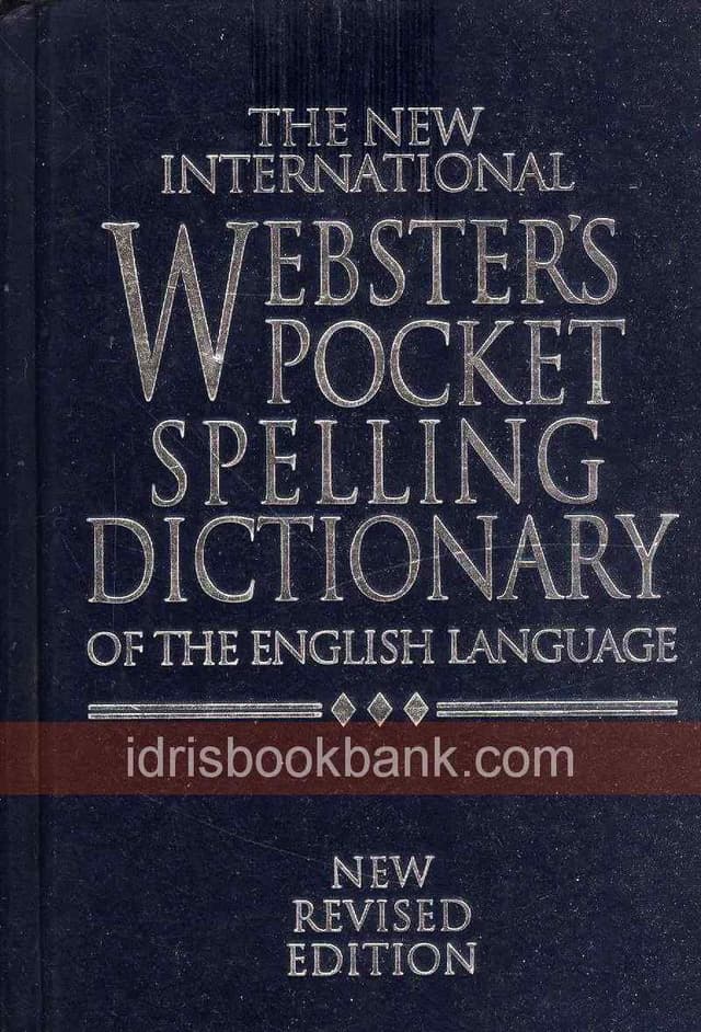 WEBSTERS POCKET SPELLING DICTIONARY