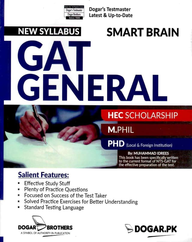 DOGAR BRO GAT GENERAL TEST GRE GENERAL