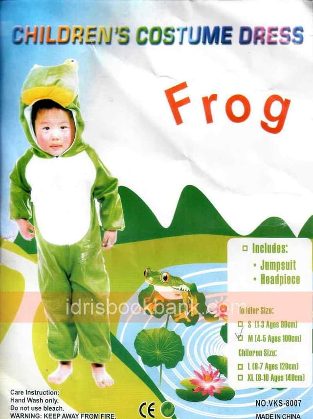 COSTUME FROG MEDIUM