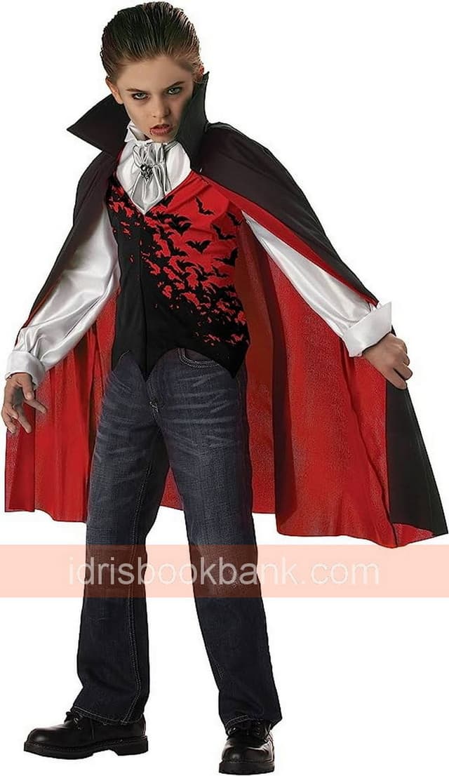 COSTUME EVIL VAMPIRE SIZE 26 28 MEDIUM