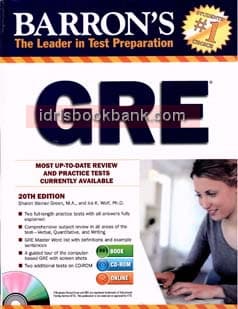 BARRONS GRE 20E WITH CD