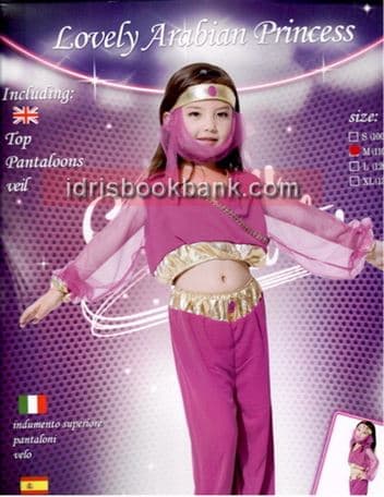 COSTUME ARABIAN PRINCESS LARGE