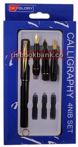 SKYSUNNY CALLIGRAPHY 4 NIB PEN SET NO 403 P